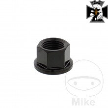 Matka reťazového kolieska M12X1.25 mm nerez V4A čierny Honda CMX 500 Rebel 2017-2024