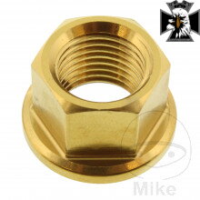 Matka reťazového kolieska M12X1.25 mm nerez V4A zlatý pre Honda CMX 500