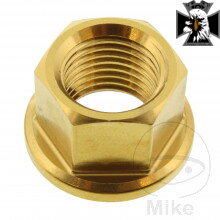 Matka reťazového kolieska M12X1.25 mm nerez V4A zlatý pre Honda CMX 500