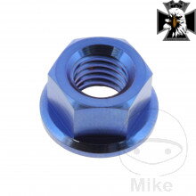 Matka reťazového kolieska M8X1.25 mm Titan modrý Pre Yamaha Midnight Star XVS 950 2009-2015