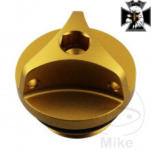 Nalievacia skrutka M20X2.5 mm Alu zlatá pre Honda Shadow VT600 1988-2000 Nalievacia skrutka M20X2.5 mm Alu zlatá pre Honda Shadow VT600 1988-2000