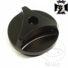 Nalievacia skrutka M27X3.00 mm Alu čierny pre Yamaha Virago XV535 1988-2000 