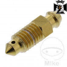 Odvzdušňovacia skrutka M8X1.25 mm nerez V4A zlatý pre XV 1900 MIDNIGHT STAR 2006-2016
