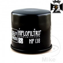 Olejový filter HIFLO PREMIUM K&N 7230078 Mahle 7620370 pre Suzuki VL1500 Intruder 1998-2012