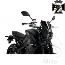Plexi SPORT NEW GEN PUIG čierna pre Yamaha MT09 / FZ09 RN69 2021-2023 