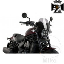 Plexi ŠPORT NEW GEN PUIG rauchgrau  pre Honda CMX 1100 Rebel 2021-2024