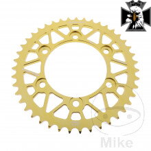 Rozeta ALU 43Z pre reťaz 525 GO JT vnútorný priemer 110 rozstup dier 130 pre Yamaha MT09 / FZ09 RN29 2013-2016 