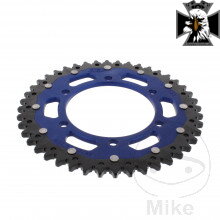 Rozeta Dual 44Z typ 525 modrá ZF vnútorný priemer 110 rozstup dier 130 pre Yamaha MT09 / FZ09 RN29 2013-2016 