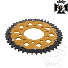Rozeta Dual 44Z typ 525 zlatá ZF vnútorný priemer 080 rozstup dier 110  pre Honda Shadow VT600 1988-2000