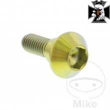 Skrutka brzdového kotúča JMP Bolt M6X1.00 mm 20 mm Titan zlatá farba pre XV 1700 Warrior