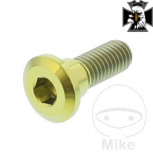 Skrutka brzdového kotúča JMP Bolt M8X1.25 mm 24 mm Titan zlatá farba pre Honda VTX 1300 2003-2007