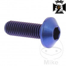 Skrutka brzdového kotúča JMP Bolt M8X1.25 mm 25 mm Titan modrý Pre Yamaha XV 1600 Wild Star / XV 1700 Road Star 1999-2005