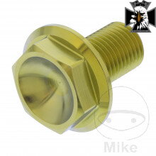 Skrutka os M14X1.5 mm 22 mm Titan gold pre Honda VT 750 C2B RC53 Shadow Black Spirit 2010-2016