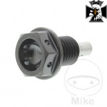 Skrutka výpusť oleja MAG JMP BO M12X1.5MM 15MM TI čierna  pre Honda GoldWing GL1800 2018-2024 