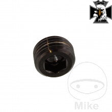 Skrutkovací krytka čapu JMP Bolt nerez V4A čierna farba pre Yamaha MT10  FZ10 RN45 2016-2021