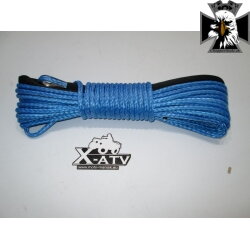 Syntetické lano na navijak, modré, 6mm, 15m