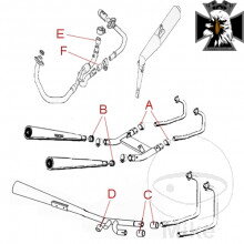Tesnenie AUSP VERB originálny diel 42.5X48.5X25MM pre Suzuki VL1500 Intruder 1998-2012
