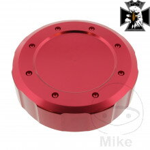 Veko dolievacej nádobky pre brzdovú kvapalinu 61 mm Alu červený pre Kawasaki Vulcan VN1500 1999-2005