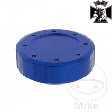 Veko dolievacej nádobky pre brzdovú kvapalinu 61 mm Alu modrý  pre Kawasaki Vulcan VN1500 1999-2005