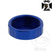 Veko dolievacej nádobky pre brzdovú kvapalinu 61 mm Alu modrý pre Kawasaki Vulcan 2000 2004-2010
