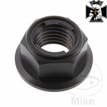 Viazacia matka M10 x 1.25 mm Titan čierny pre Yamaha MT09 / FZ09 RN29 2013-2016 
