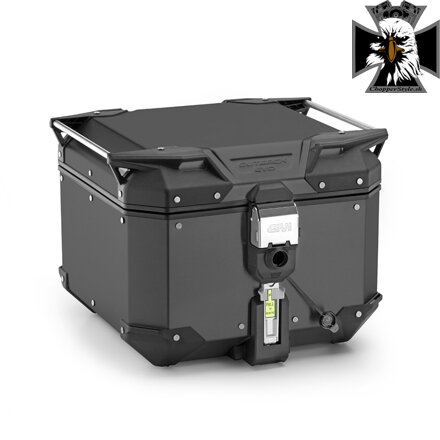 GIVI HORNÝ HLINÍKOVÝ KUFOR TREKKER OUTBACK EVO SLR 42L BLACK LINE OBKEV42B