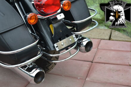 MOTON - Chromový lem na zadný blatník  HARLEY DAVIDSON / ROAD KING 1600 / 1700