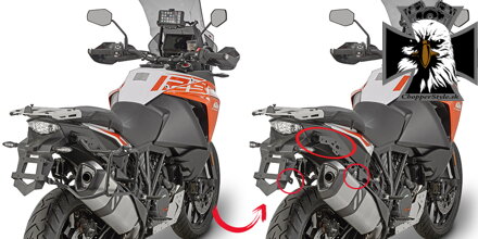 GIVI BOČNÉ NOSIČE KTM 1050/1090/1190 ADVENTURE/R/1290 SUPER ADVENTURE/R/S/T PLR7706