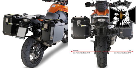 GIVI BOČNÉ NOSIČE KTM 1050/1090/1190 ADVENTURE/R/1290 SUPER ADVENTURE/S PL7705CAM