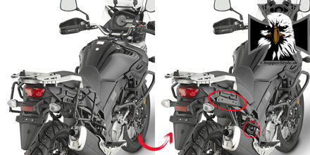 GIVI BOČNÉ NOSIČE MONOKEY ODNÍMATEĽNÉ SUZUKI DL 650 V-STROM (17-20) PLR3112