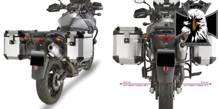 GIVI BOČNÉ NOSIČE SUZUKI DL650 VSTROM (04-11)