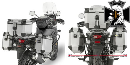 GIVI BOČNÉ NOSIČE TREKKER OUTBACK SUZUKI DL 650 V-STROM (17-22) PL3112CAM