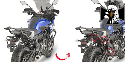 GIVI BOČNÉ NOSIČE YAMAHA MT 07 TRACER (16-19)/TRACER 700 (20) PLXR2130