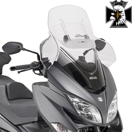 GIVI PLEXI NASTAVITEĽNÝ SUZUKI AN 400 BURGMAN (17-20) AF3115