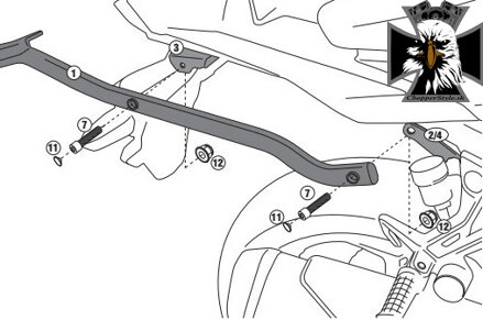 GIVI DRŽIAK MONORACK KAWASAKI Z 300 (15-16) 4116FZ