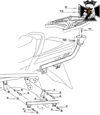 GIVI DRŽIAK MONORACK YAMAHA FJ1100-1200 297F