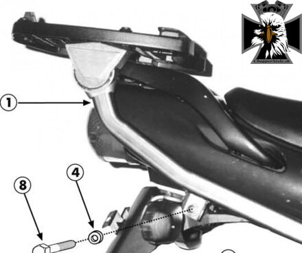 GIVI DRŽIAK MONORACK YAMAHA TDM 850 (96-01) 336F