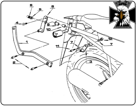 GIVI DRŽIAK MONORACK YAMAHA XJ 600 DIVERSION/N 325F