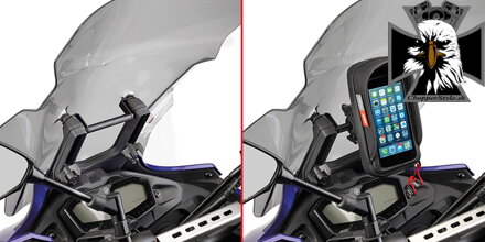 GIVI DRŽIAK NAVIGÁCIE POD PLEXI YAMAHA MT 07 TRACER (16-19) FB2130