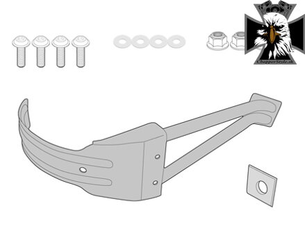 GIVI KIT NA MONTÁŽ BLATNÍKA RM01/RM02 YAMAHA MT-09 TRACER RM2122KIT