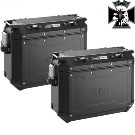 GIVI KUFOR BOČNÝ TREKKER OUTBACK 37L ČIERNY, DVOJBALENIE OBKN37BPACK2