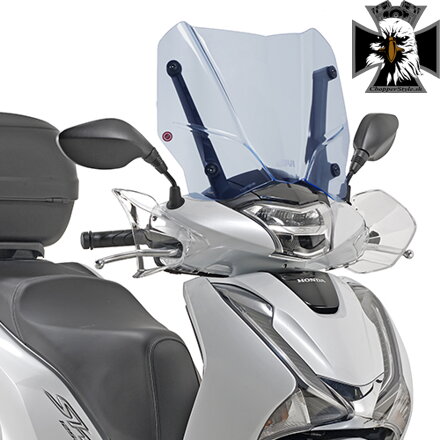 GIVI PLEXI HONDA SH 125/150 (17-19) S MODRÝM OKRAJOM D1155BL