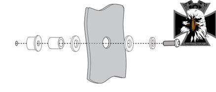 GIVI SADA NA MONTÁŽ PLEXI SUZUKI DL 650 V-STROM (11-16) D3101KIT