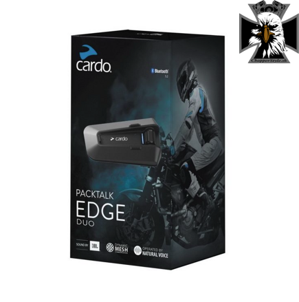 Cardo PACKTALK EDGE DUO interkom na motocykel pre 2 osoby