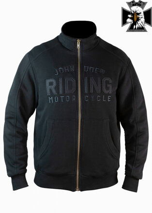 John Doe - Pánska motorkárska mikina MENS STAND UP NECK RIDING