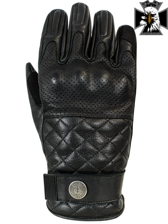 John Doe - Motorkárske rukavice TRACKER BLACK - XTM