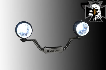 MOTON - Rampa na prídavné svetlá + LED svetlá pre YAMAHA VIRAGO 125