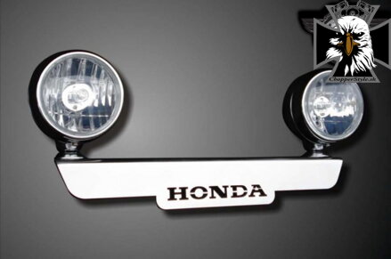 MOTON - Rampa na prídavné svetlá + LED svetlá pre HONDA SHADOW 750 SPIRIT (poháňaný reťazou) 