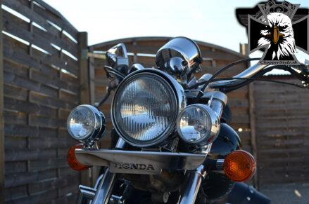 MOTON - Rampa na prídavné svetlá + LED svetlá pre HONDA SHADOW 1100/VT 1100