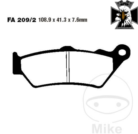 EBC - Standard predné brzdové platničky pre BMW F800GS 